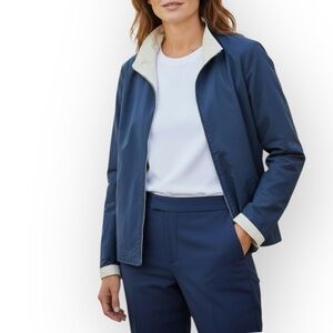 Vintage Blue and Cream 2-pieces Jacket and Pants Set - made in Canada